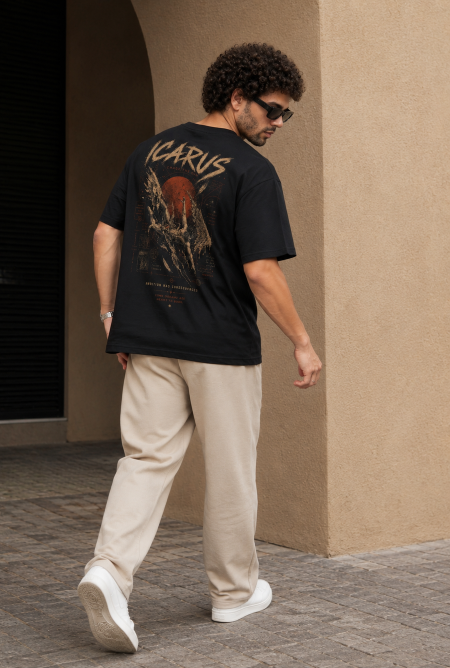 ICARUS ASCENT TEE – MYTHIC FALL GRAPHIC