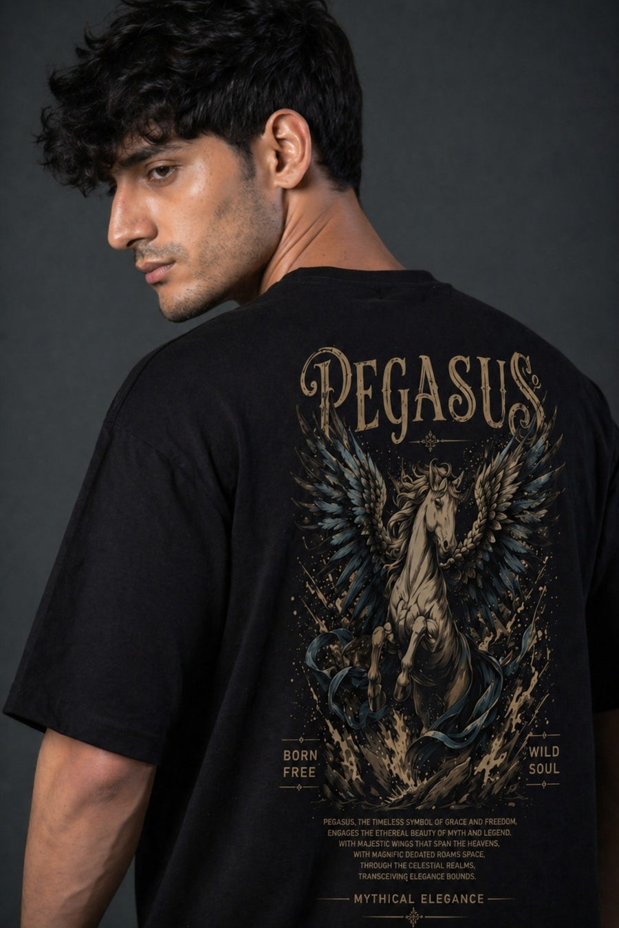 MYTHIC RISE TEE – PEGASUS GRAPHIC