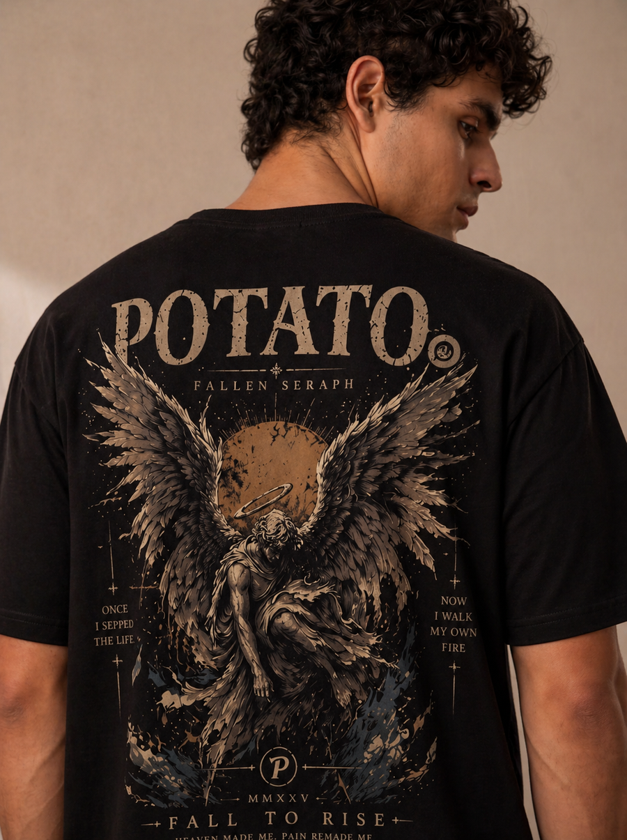 FALL TO RISE TEE – FALLEN SERAPH GRAPHIC