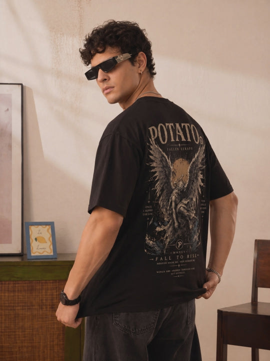 FALL TO RISE TEE – FALLEN SERAPH GRAPHIC